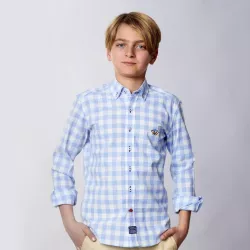 Camisa Spagnolo 4123 boton popelin polo