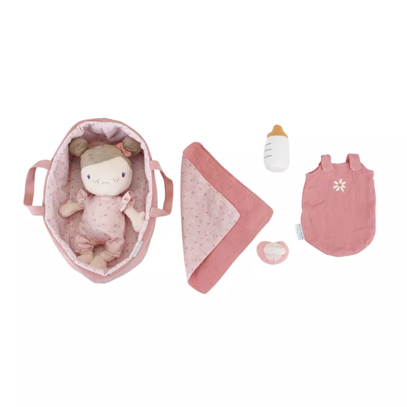 Baby Doll cor-de-rosa Little Dutch Pequenas flores cor-de-rosa