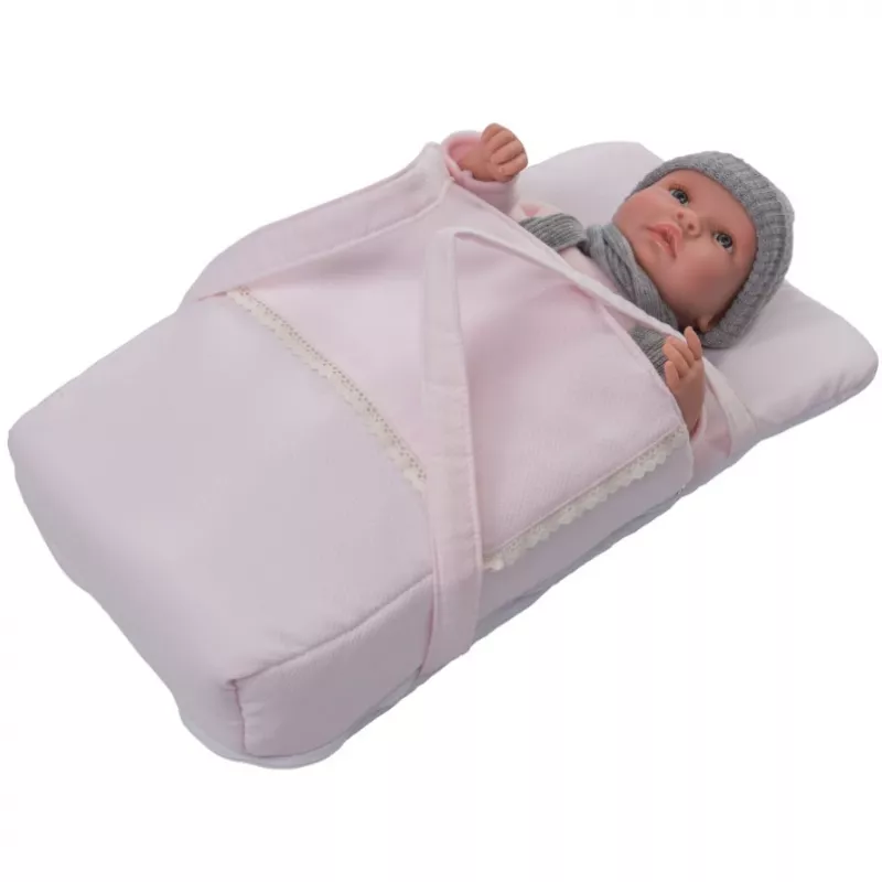 Mochila de saco Bebelux Pique Rosa