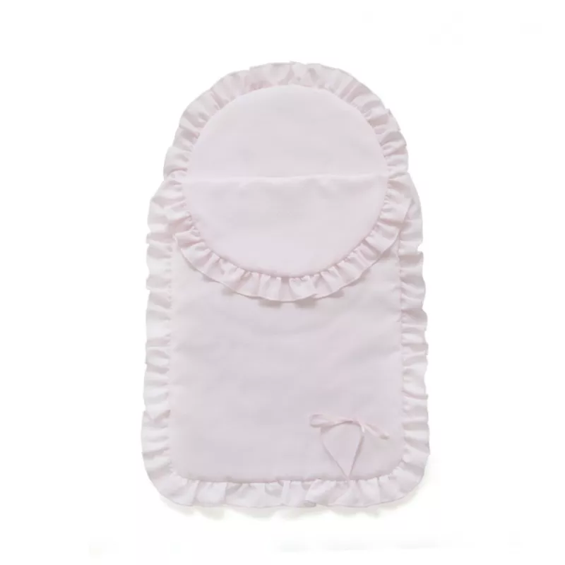 Colcha e almofada Bebelux Pique Rosa