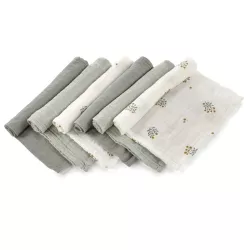 Conjunto de 6 musselinas de bambu JANE