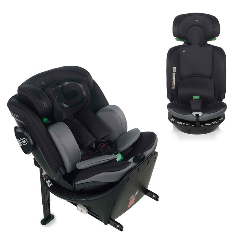 Silla coche bebé, grupo 0+/1, auto giratoria 360º, ISOFIX