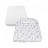 Set Nordico Chicco para minicuna con bajera y funda de almohada