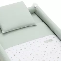 Minicuna Tijera Madera Cambrass Greeny Verde/Blanco