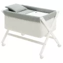Mini berço para tesouras em madeira Cambrass Magia Verde/Branco