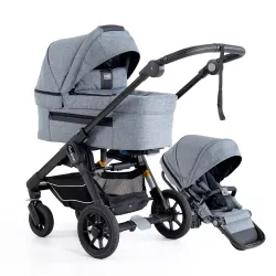Carrinho de bebé Duo Emmaljunga NXT60 Ergo Lounge Cinzento