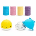 Juguete dispensador Munchkin Buddies (2 ud.) con bombas de baño (20 ud.)