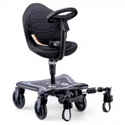 BigToes RIDER Plataforma de trotinete sentada de 4 rodas com Set On The Go