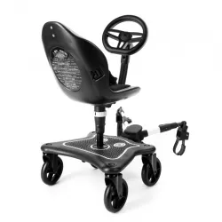 BigToes RIDER Plataforma de trotinete sentada de 4 rodas com Set On The Go