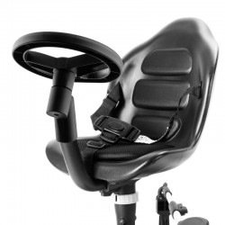 BigToes RIDER Plataforma de trotinete sentada de 4 rodas com Set On The Go