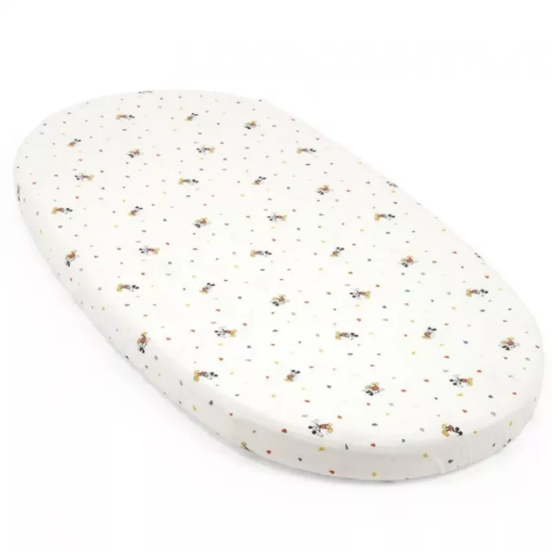 Lençol de cama adaptado Stokke Sleepi Sleepi Bed V3 Disney Mickey Celebration