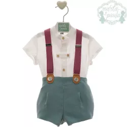 Conjunto de bebé com alças Marta y Paula Melia