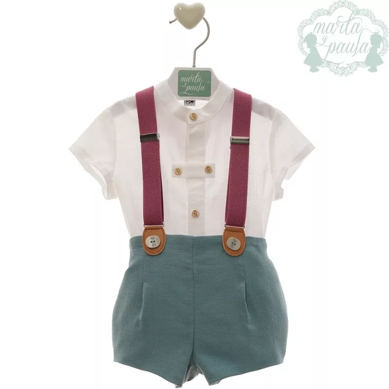 Conjunto de bebé com alças Marta y Paula Melia