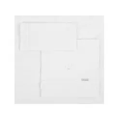 Tríptico Sábana Minicuna 80x50cm Bimbi Toscana Blanco
