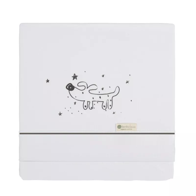 Tríptico Sábana Cuna 120x60cm Bimbi Guau