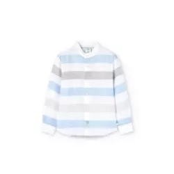 Camisa de linho Boboli manga comprida