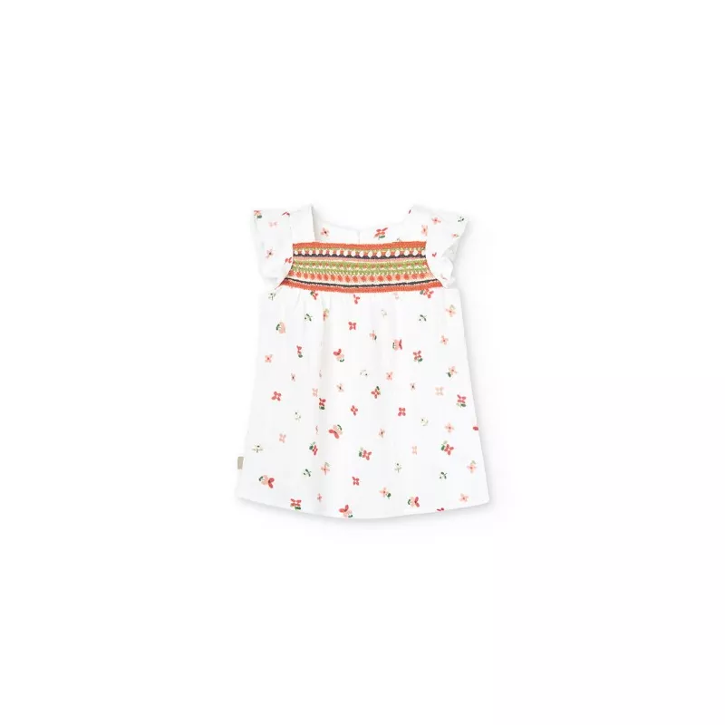 Vestido Boboli de tejido fantasía
