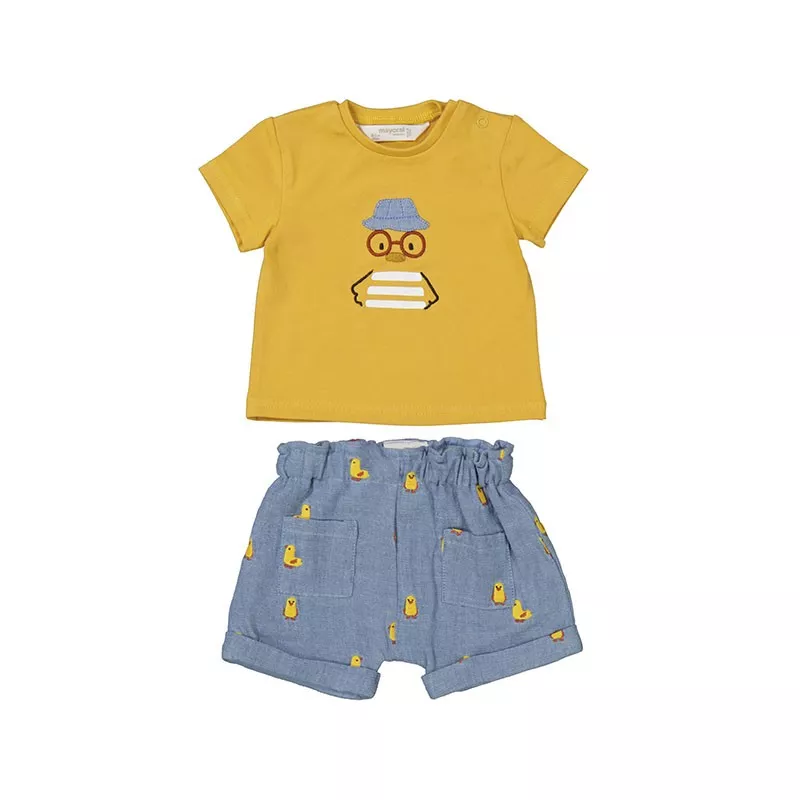 Conjunto Mayoral Calças bordadas