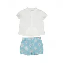Conjunto Mayoral calções e camisa