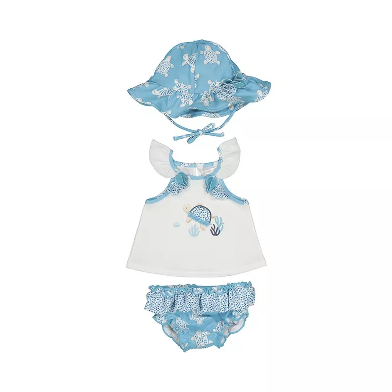 Conjunto de banho e chapéu Mayoral