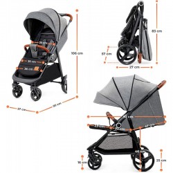 Silla paseo Kinderkraft GRANDE PLUS con sombrilla