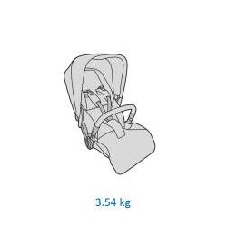 Carrinho de bebé reversível LEONA2 com guarda-sol Maxi-Cosi 