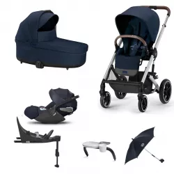 Cybex Balios S Lux 2023 Ocean Blue (Silver Frame)