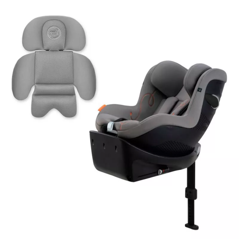 Conjunto de cadeira auto « Cybex » Sirona Gi i-Size com adaptador e almofada 3D AIR