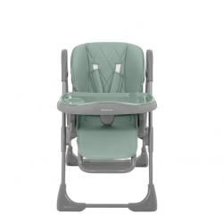Cadeira alta Kikka Boo COMFY com utensílios de mesa em bambu