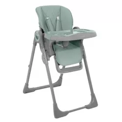 Cadeira alta Kikka Boo COMFY com utensílios de mesa em bambu
