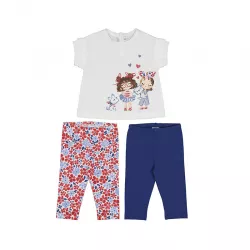 Conjunto Mayoral leggings 3 peças