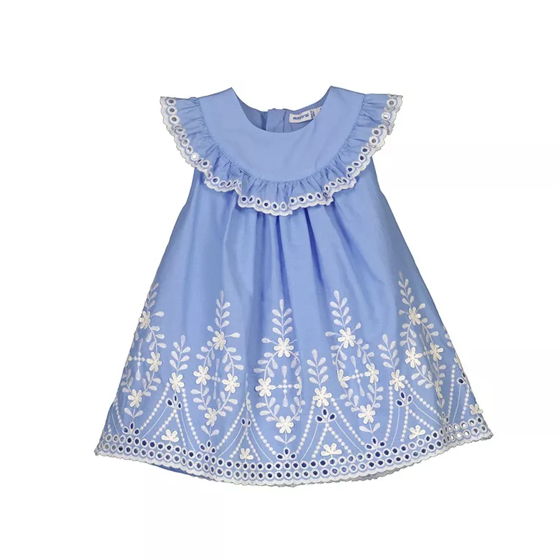Vestido Mayoral cenefa bordada