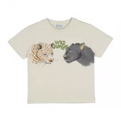 T-shirt Mayoral manga curta selva selvagem