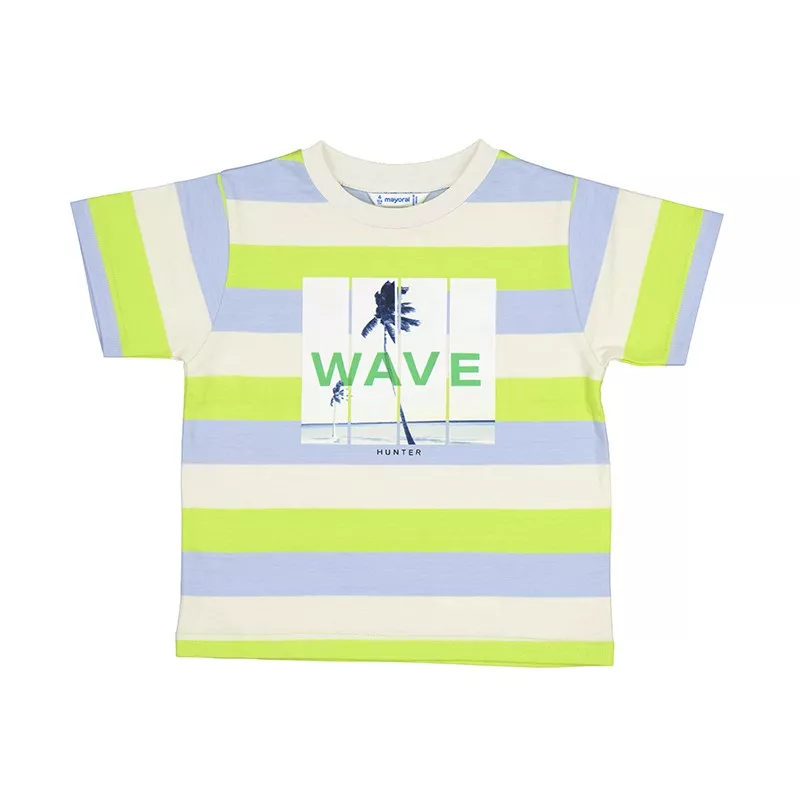 Camiseta Mayoral manga corta rayas