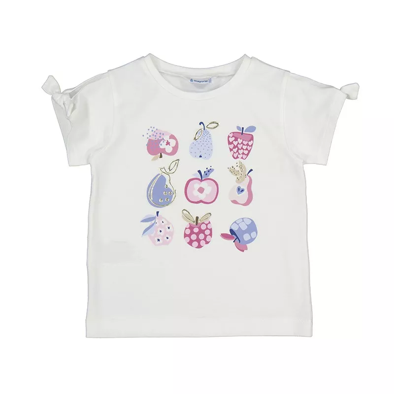 Camiseta Mayoral manga corta frutas