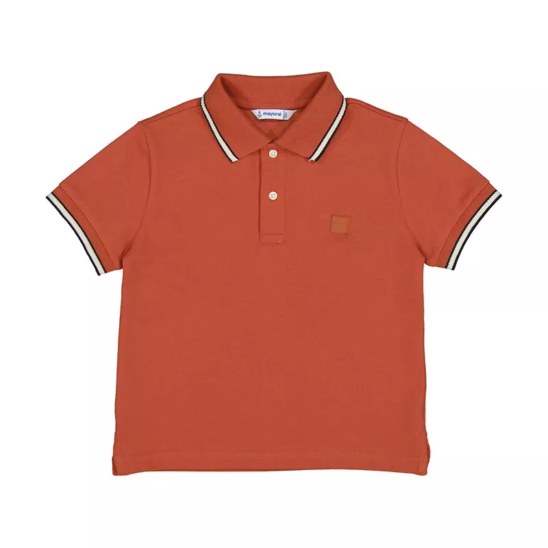 Camisa pólo Mayoral manga curta pique elástico