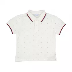 Camisa pólo Mayoral manga curta micro estampada