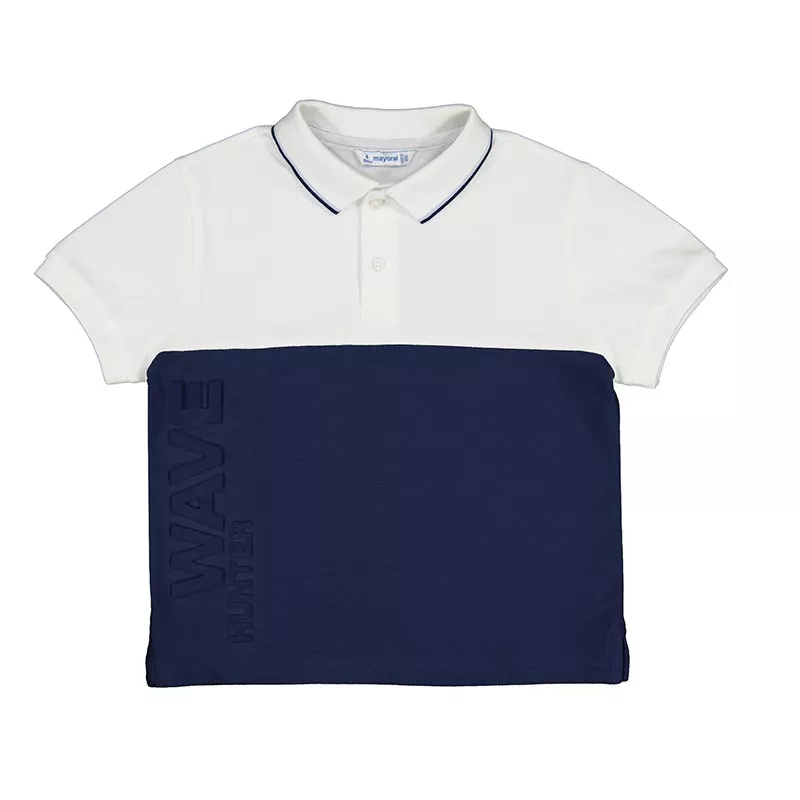 Polo Mayoral manga corta embossed
