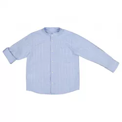 Camisa Mayoral camisa de manga comprida com gola às riscas