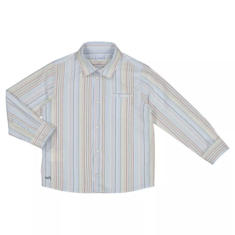 Camisa Mayoral manga larga oxford rayas