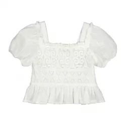 Blusa Mayoral renda combinada