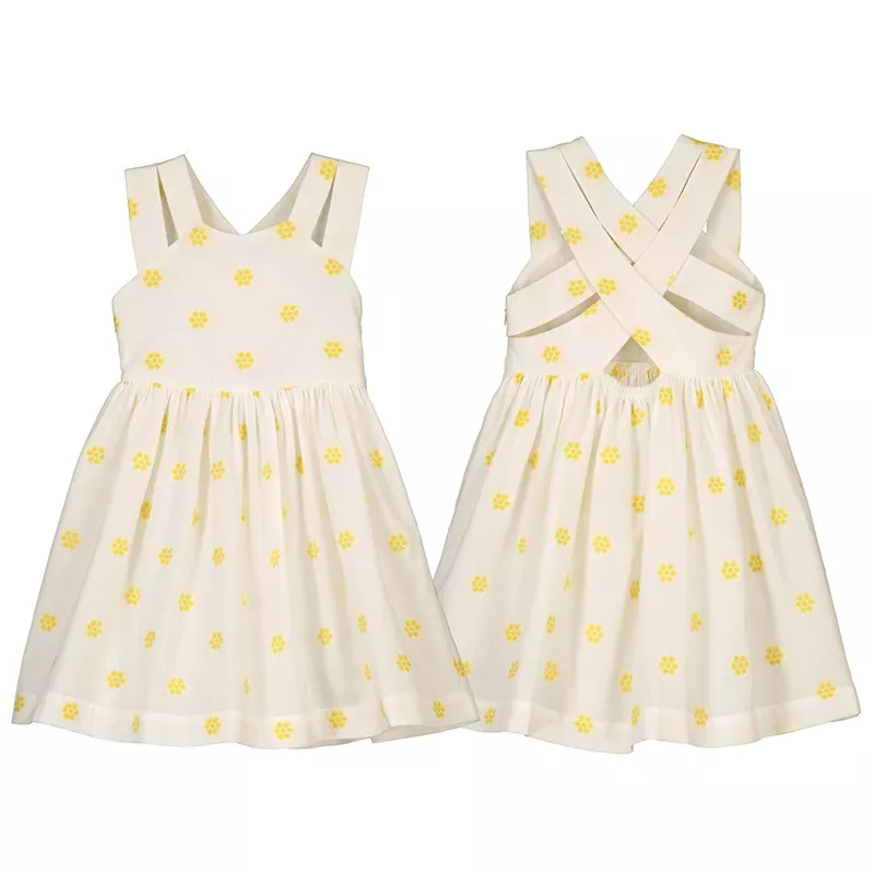Vestido « Mayoral » em jacquard com padrão floral