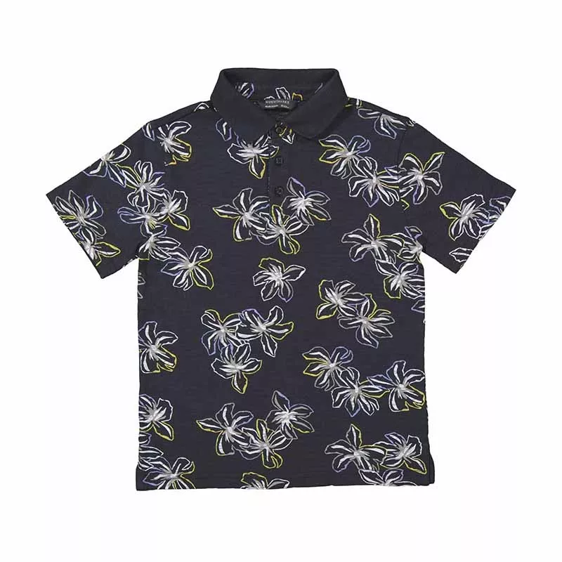 Camisa pólo Mayoral manga curta estampada