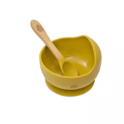 Taça Interbaby Silicone com colher e ventosa : Crioh.com