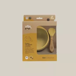 Taça Interbaby Silicone com colher e ventosa : Crioh.com