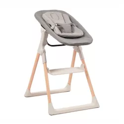 Cadeira alta evolutiva Trama DUETO com utensílios de mesa tuc tuc
