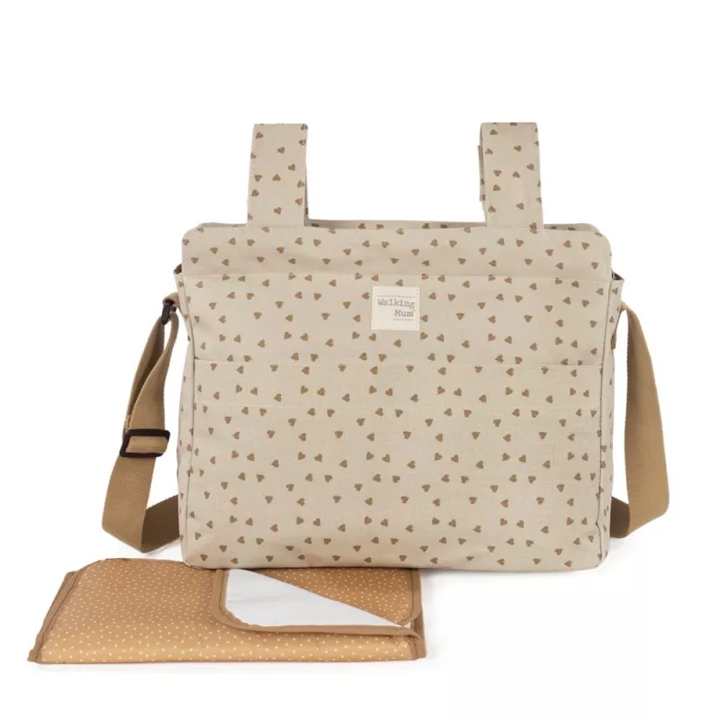 Bolsa Canastilla Walking Mum Poppy Corazones