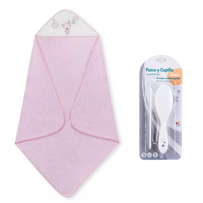 Capa de Baño Interbaby con Peine y Cepillo de Regalo