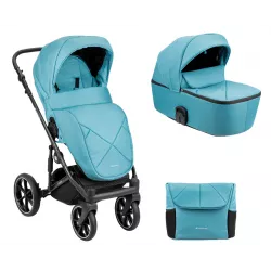 Carrinho de bebé Trio Kikka Boo AMANI com baseFix e saco