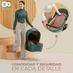 Cochecito Trío Kinderkraft PRIME 2 con cuna colecho